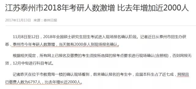 2018考研，你的競(jìng)爭(zhēng)壓力有多大？